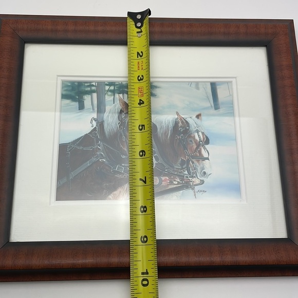 Framed Horse Print by a Canadian Artist - Picture 8 of 10